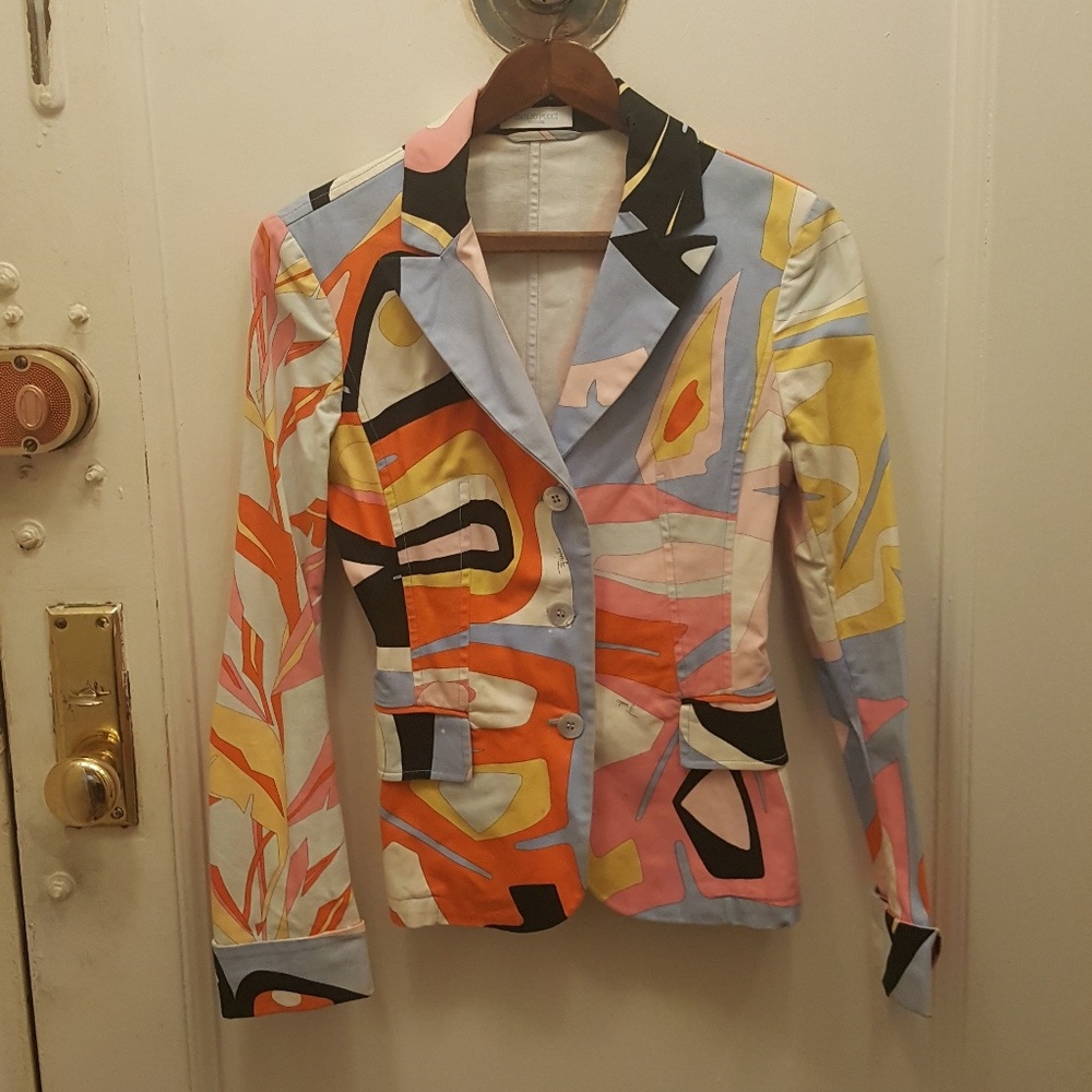 EMILIO  PUCCI fitted  blazer